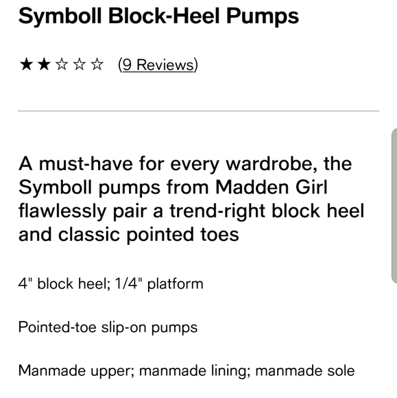 Madden Girl Block Heels - Picture 2 of 2